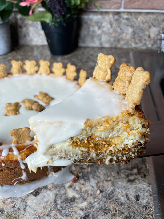 Sweet potato pie cheesecake (Marshmallow Glaze) (RECIPE)