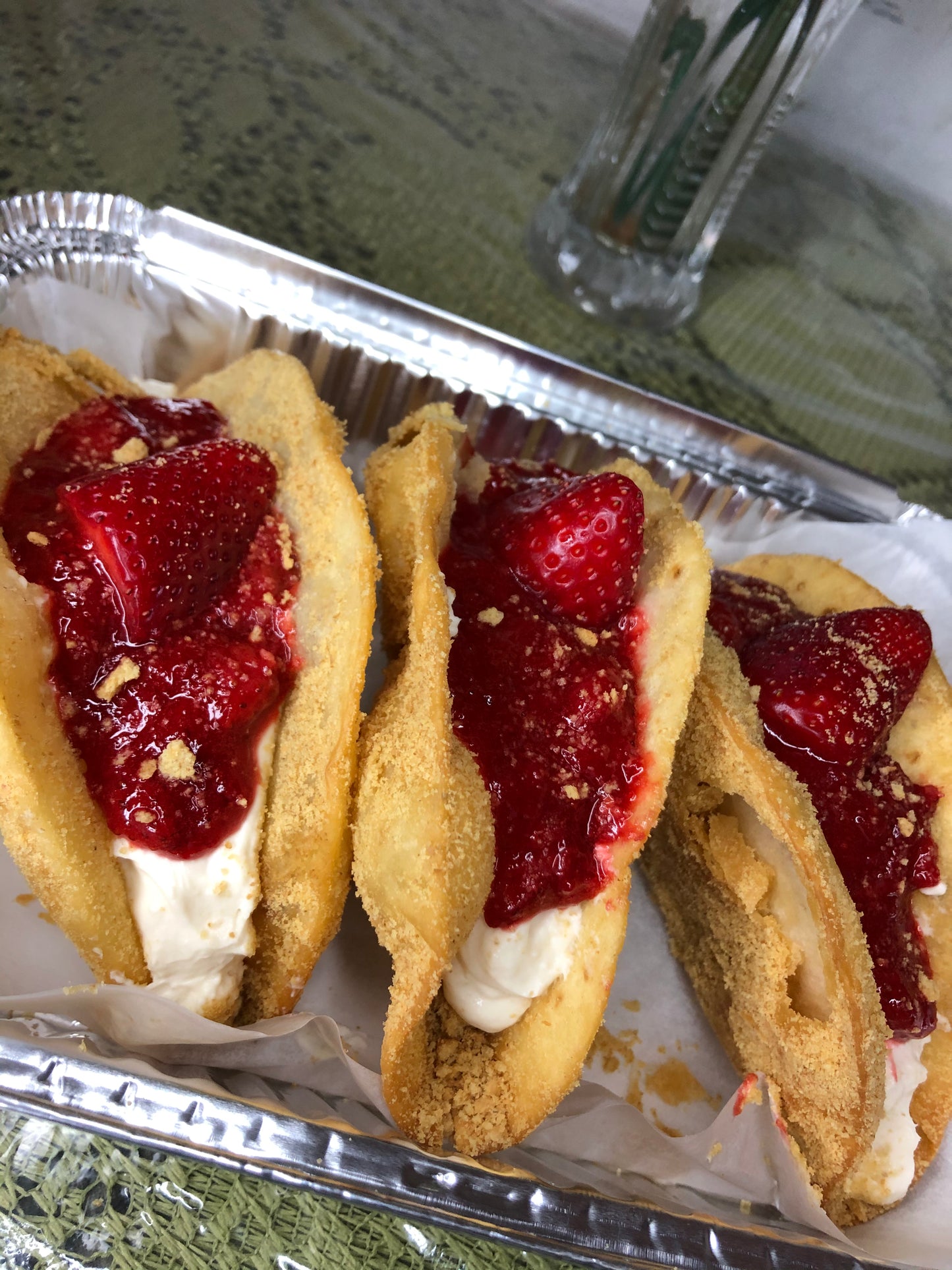 Strawberry Cheesecake Tacos  (RECIPE)